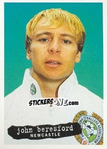 Sticker John Beresford - The Official PFA Collection 1997 - Panini