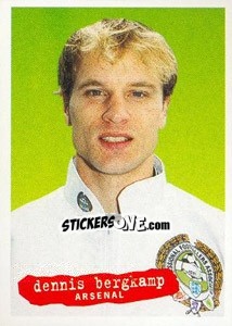 Sticker Dennis Bergkamp - The Official PFA Collection 1997 - Panini
