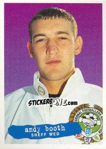 Sticker Andy Booth - The Official PFA Collection 1997 - Panini