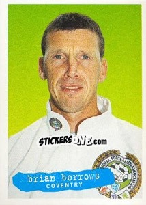 Sticker Brian Borrows - The Official PFA Collection 1997 - Panini