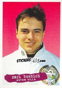Sticker Mark Bosnich - The Official PFA Collection 1997 n. 34 - Panini