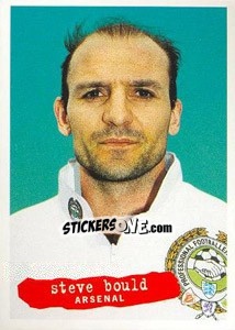 Sticker Steve Bould - The Official PFA Collection 1997 n. 35 - Panini