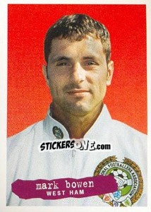 Sticker Mark Bowen - The Official PFA Collection 1997 - Panini