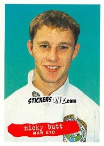 Sticker Nicky Butt - The Official PFA Collection 1997 - Panini