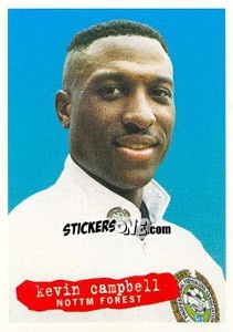 Sticker Kevin Campbell - The Official PFA Collection 1997 - Panini