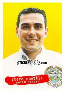 Sticker Steve Chettle - The Official PFA Collection 1997 - Panini