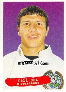 Sticker Neil Cox - The Official PFA Collection 1997 - Panini