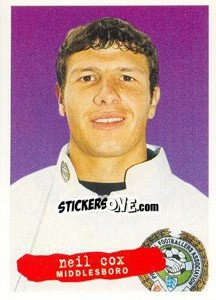 Sticker Neil Cox - The Official PFA Collection 1997 n. 61 - Panini