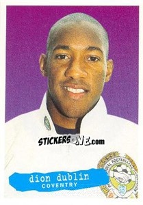 Sticker Dion Dublin - The Official PFA Collection 1997 - Panini