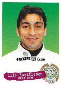 Sticker Ilie Dumitrescu - The Official PFA Collection 1997 - Panini
