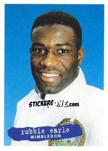 Sticker Robbie Earle - The Official PFA Collection 1997 - Panini