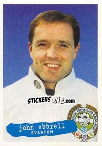 Sticker John Ebbrell - The Official PFA Collection 1997 n. 82 - Panini