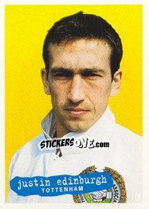 Sticker Justin Edinburgh - The Official PFA Collection 1997 n. 83 - Panini