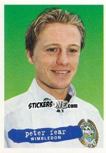 Sticker Peter Fear - The Official PFA Collection 1997 - Panini