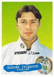 Sticker Duncan Ferguson - The Official PFA Collection 1997 - Panini