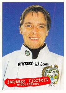 Sticker Jan-Aage Fjortoft - The Official PFA Collection 1997 - Panini