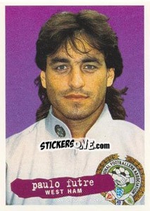 Sticker Paulo Futre - The Official PFA Collection 1997 - Panini