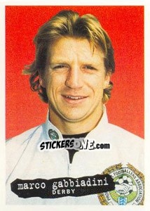 Cromo Marco Gabbiadini - The Official PFA Collection 1997 n. 96 - Panini