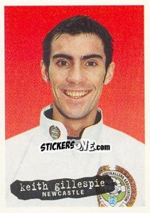 Sticker Keith Gillespie - The Official PFA Collection 1997 n. 100 - Panini