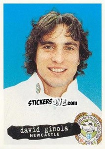 Sticker David Ginola - The Official PFA Collection 1997 n. 101 - Panini
