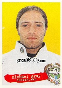 Sticker Michael Gray - The Official PFA Collection 1997 n. 104 - Panini