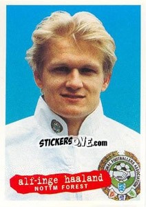 Sticker Alf-Inge Haaland - The Official PFA Collection 1997 - Panini