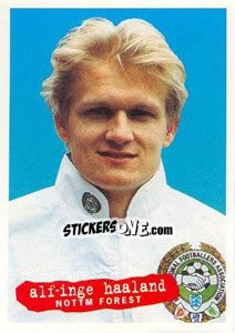 Sticker Alf-Inge Haaland - The Official PFA Collection 1997 n. 106 - Panini