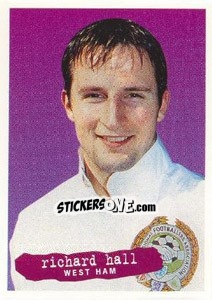 Sticker Richard Hall - The Official PFA Collection 1997 n. 107 - Panini