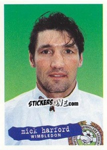 Sticker Mick Harford - The Official PFA Collection 1997 - Panini