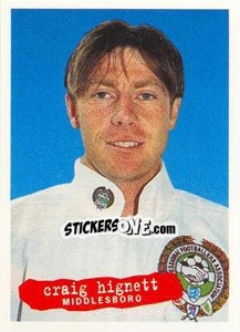Sticker Craig Hignett - The Official PFA Collection 1997 - Panini