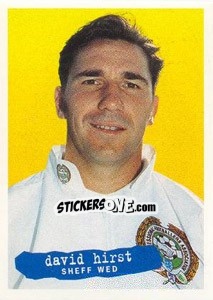 Sticker David Hirst - The Official PFA Collection 1997 - Panini