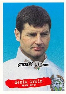 Sticker Denis Irwin - The Official PFA Collection 1997 n. 125 - Panini