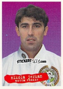 Sticker Nikola Jerkan - The Official PFA Collection 1997 n. 128 - Panini