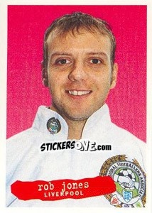 Sticker Rob Jones - The Official PFA Collection 1997 - Panini