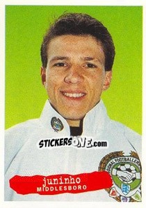 Sticker Juninho - The Official PFA Collection 1997 - Panini