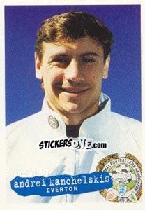 Sticker Andrei Kanchelskis - The Official PFA Collection 1997 n. 136 - Panini