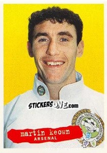Sticker Martin Keown - The Official PFA Collection 1997 n. 140 - Panini