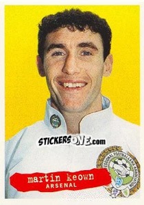 Sticker Martin Keown - The Official PFA Collection 1997 - Panini