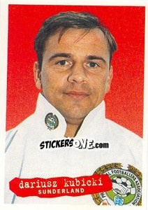 Sticker Dariusz Kubicki - The Official PFA Collection 1997 - Panini