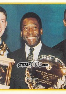 Sticker Pele (2 of 3) - The Official PFA Collection 1997 - Panini