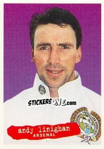 Sticker Andy Linighan - The Official PFA Collection 1997 n. 155 - Panini