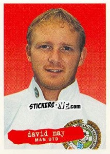 Sticker David May - The Official PFA Collection 1997 n. 164 - Panini