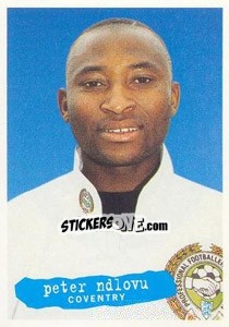 Cromo Peter Ndlovu - The Official PFA Collection 1997 - Panini