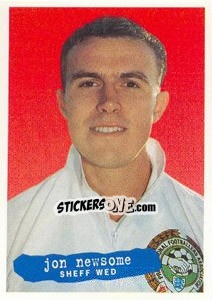 Sticker Jon Newsome - The Official PFA Collection 1997 - Panini