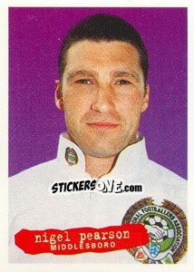Sticker Nigel Pearson - The Official PFA Collection 1997 n. 192 - Panini