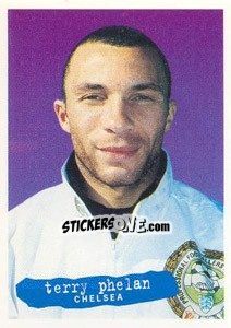 Sticker Terry Phelan - The Official PFA Collection 1997 - Panini