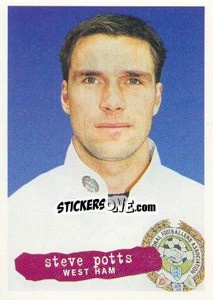 Cromo Steve Potts - The Official PFA Collection 1997 - Panini