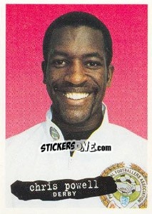 Sticker Chris Powell - The Official PFA Collection 1997 - Panini