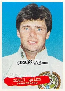 Sticker Niall Quinn - The Official PFA Collection 1997 - Panini