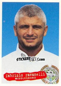 Sticker Fabrizio Ravanelli - The Official PFA Collection 1997 n. 206 - Panini